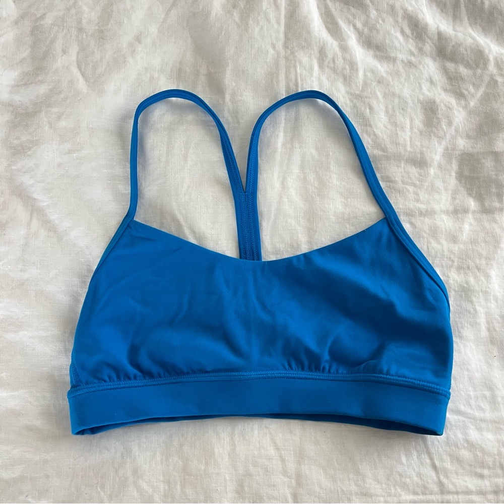 Lululemon Flow Y Bra Nulu - Poolside Blue